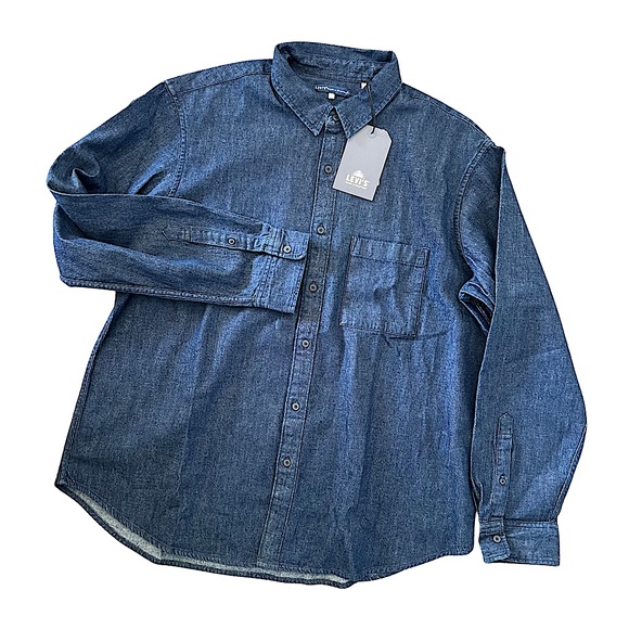 LEVI'S® MADE & CRAFTED® STANDARD SHIRT IN RANIER WASH - Picture 1 of 14